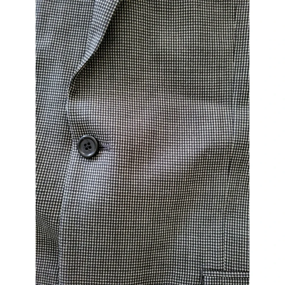 MICHAEL KORS Mens Blazer Sport Coat Jacket 42R Gray Silk Wool Suits Sport Jacket
